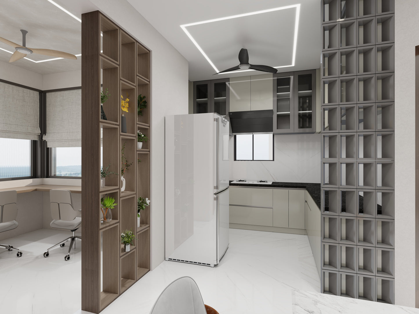 2BHK Apartment Design - Noida