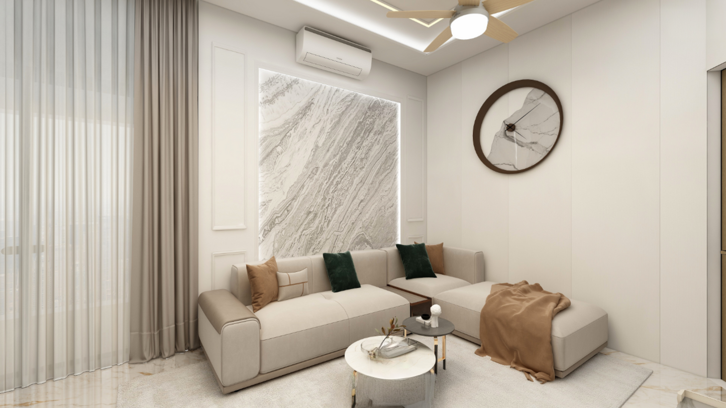 2BHK Apartment Design - Noida