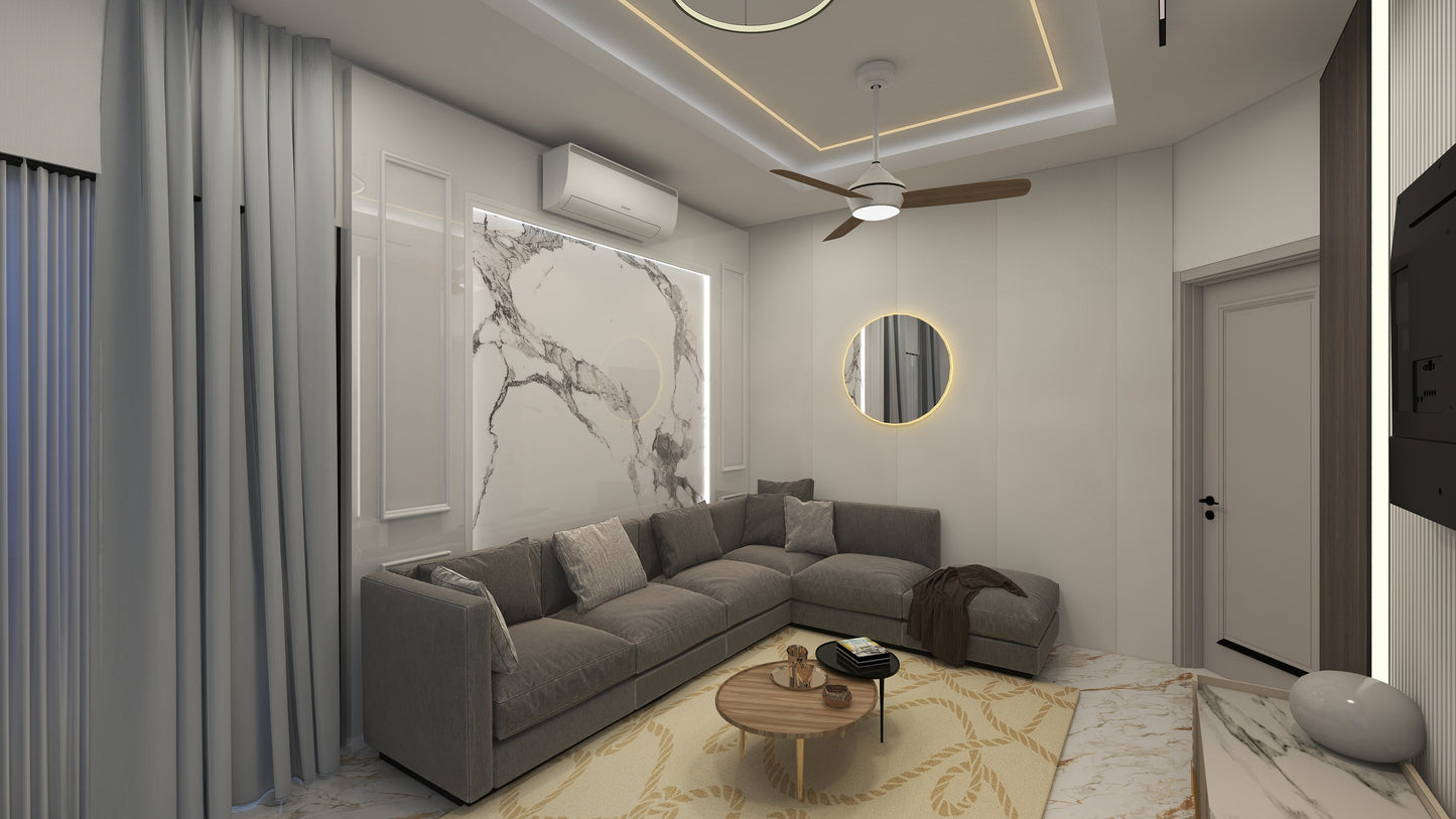 2BHK Apartment Design - Noida