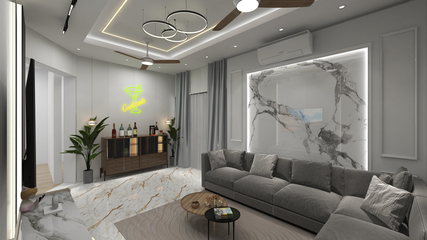 2BHK Apartment Design - Noida